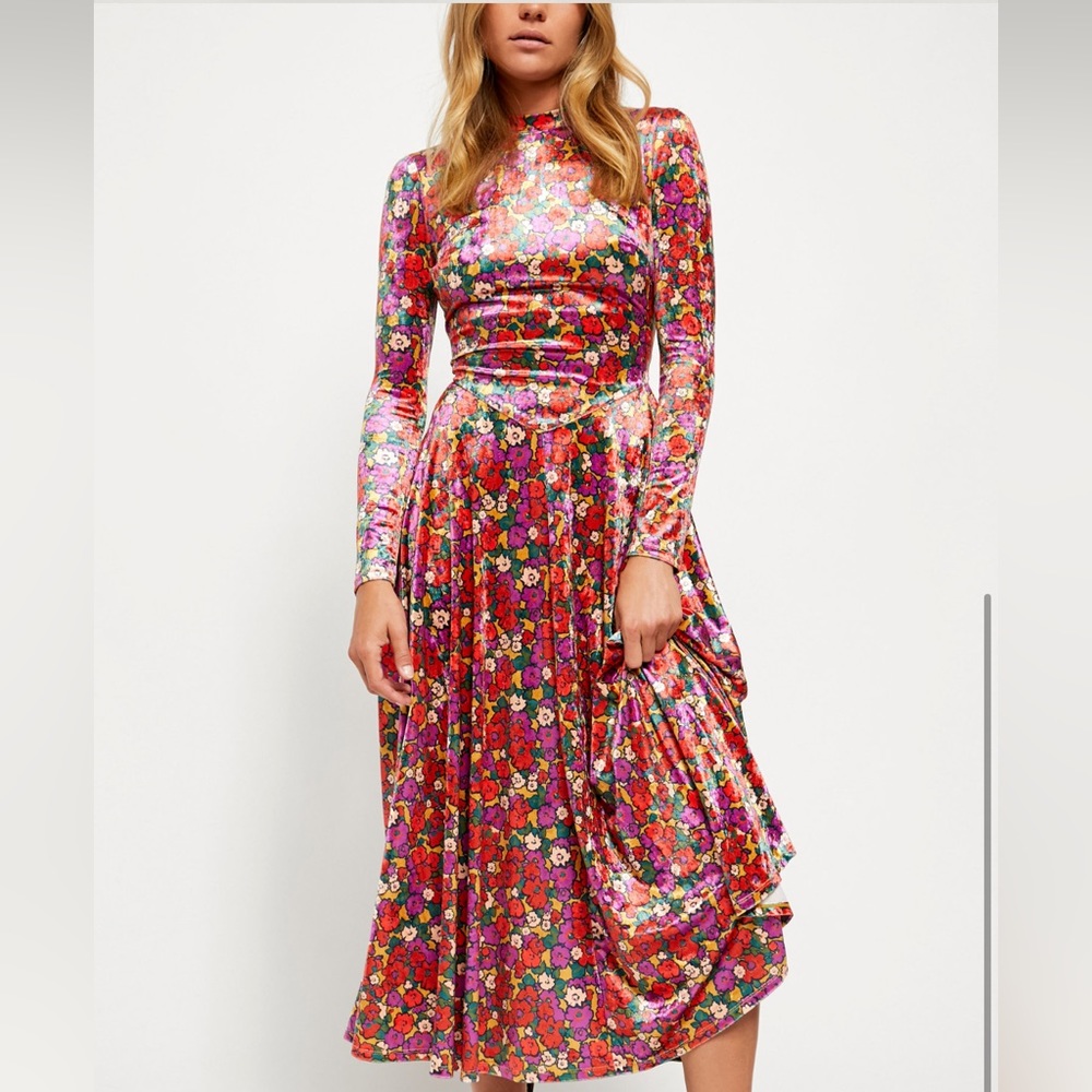 Heartland Crushed Velvet Maxi Dress